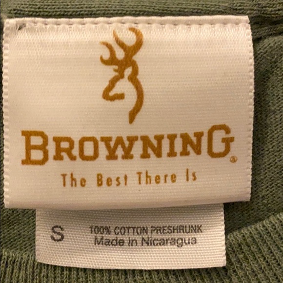 LAST CALL EXPIRES 11/20 Mossy oak green Browning hunting shirt - Picture 4 of 4